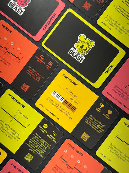 Vocal Melody BEAST, Creative Cards